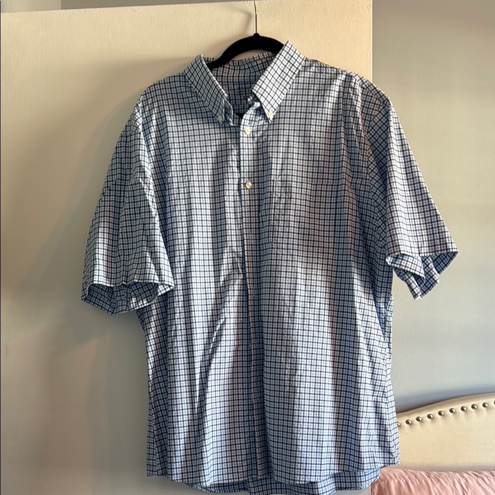 Brooks Brothers Blue Checkered Shirt